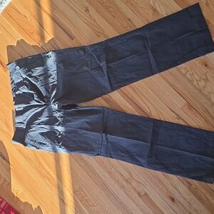 Men's pants black with pin stripes